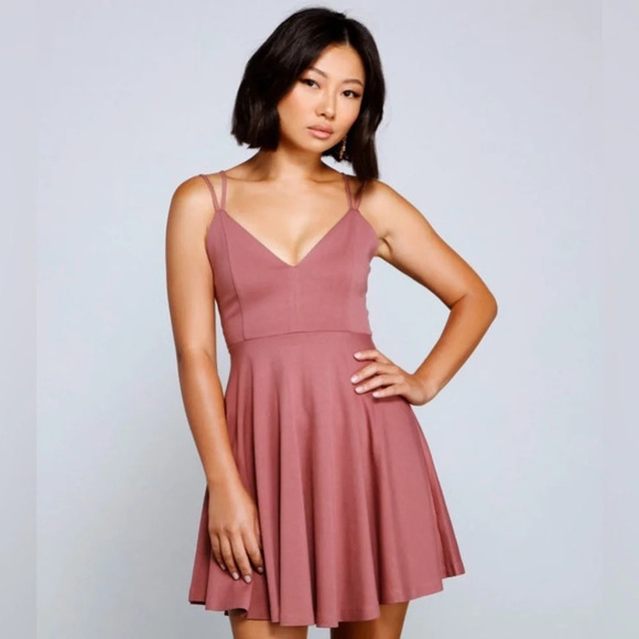 NWOT Full Tilt Open Back Strappy Mini Dress in Rust Orange Size S - Picture 1 of 11